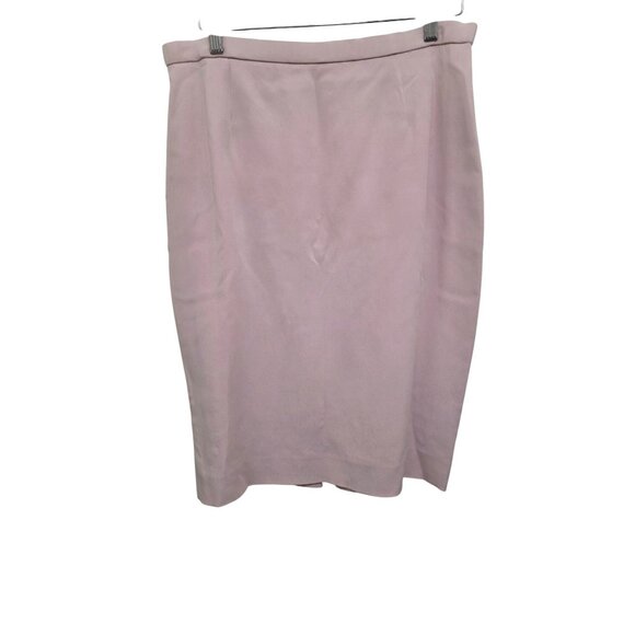 Dana Buchman Light Pink 100% Silk Pencil Skirt Women's Size 14 - Picture 1 of 7